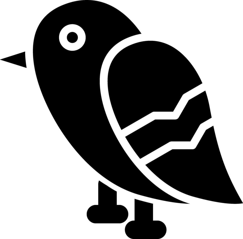 icono de vector de pájaro