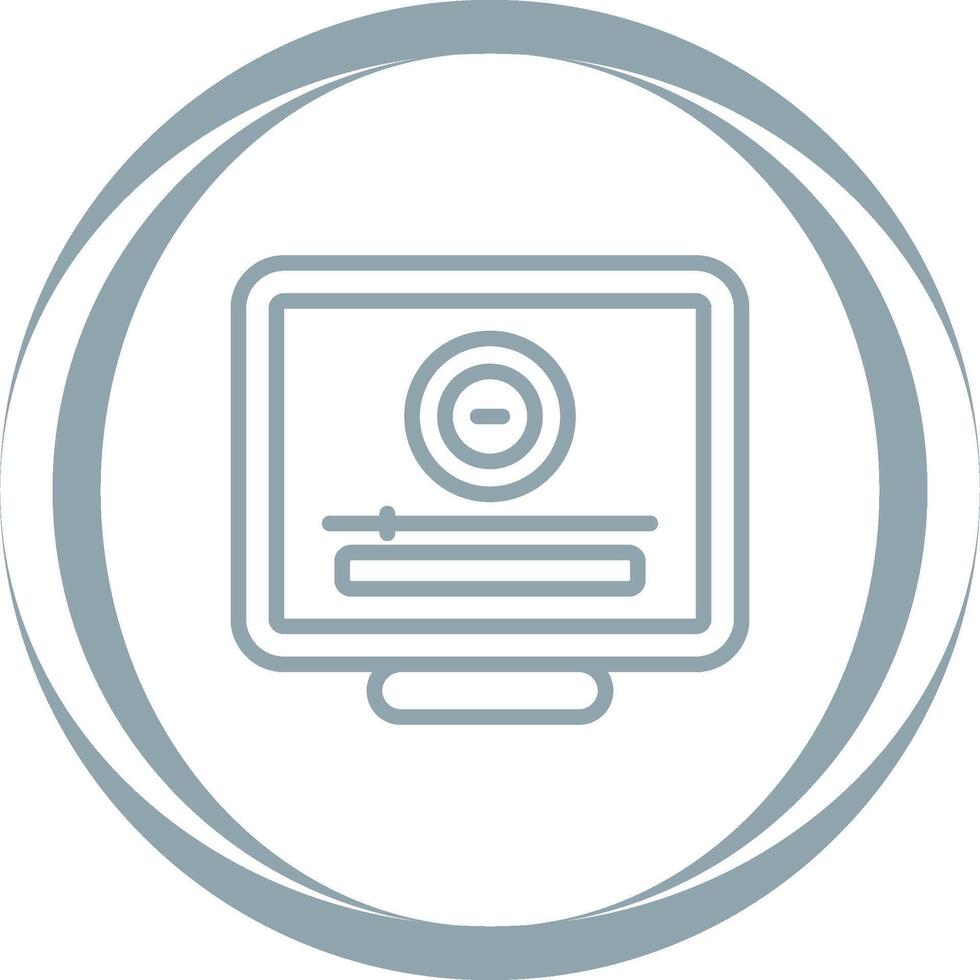 Desktop Computer Vector Icon