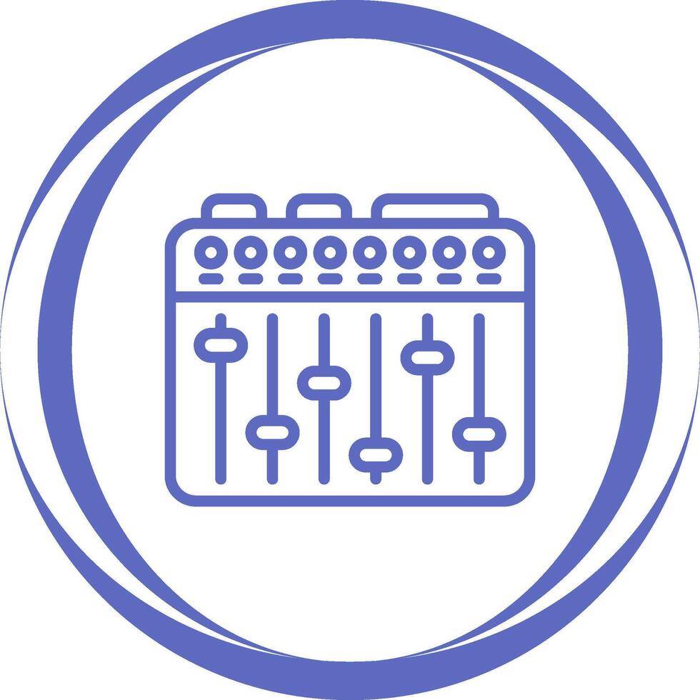 Sound Mixer Vector Icon