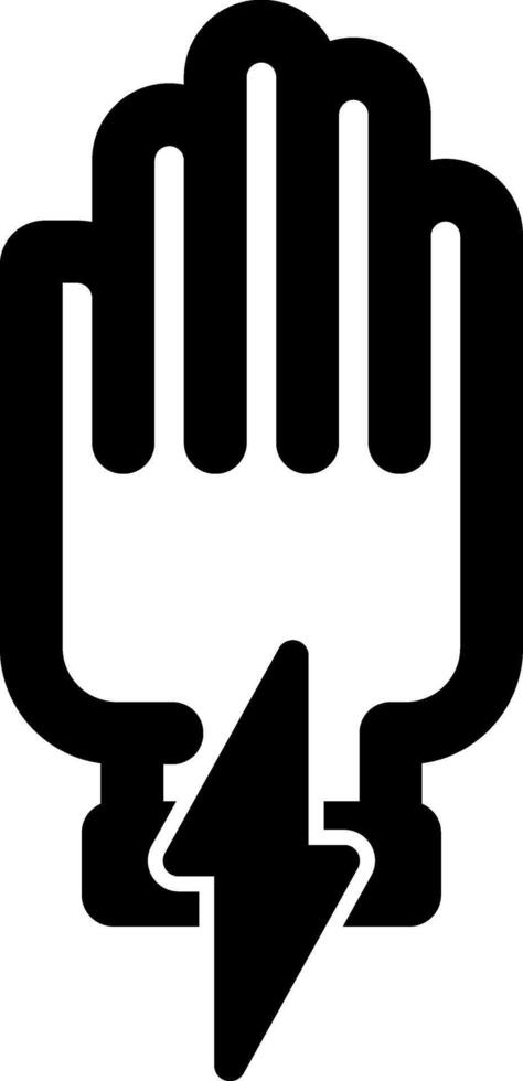 aislado guantes vector icono