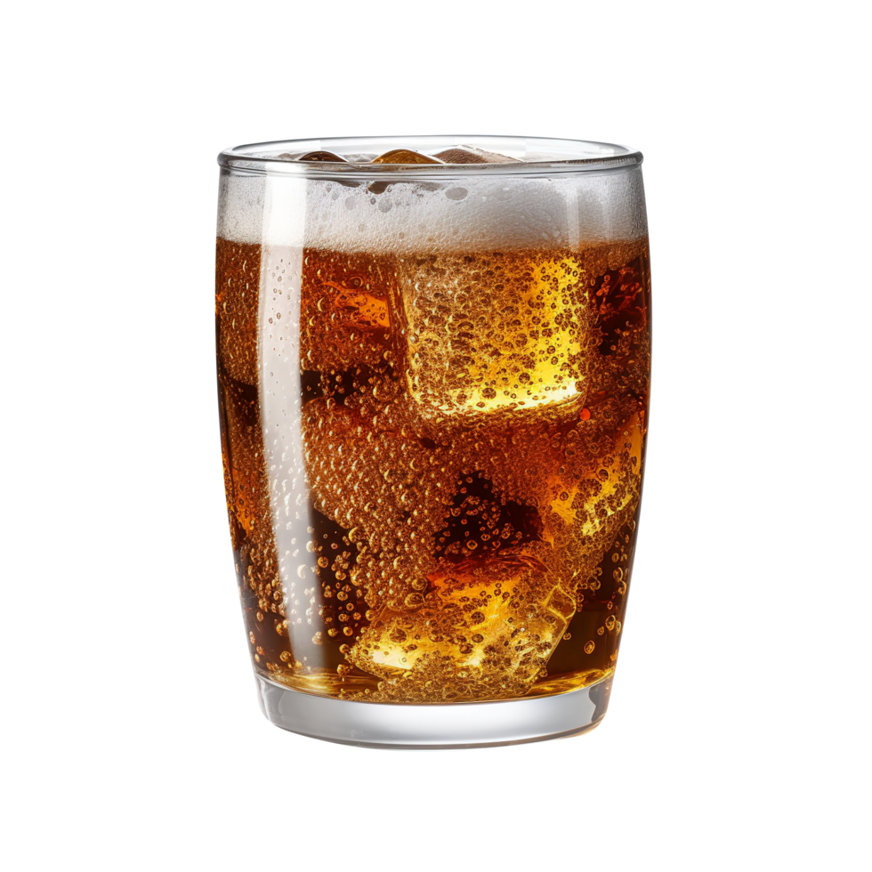 AI generated Coco Cola isolated on png background
