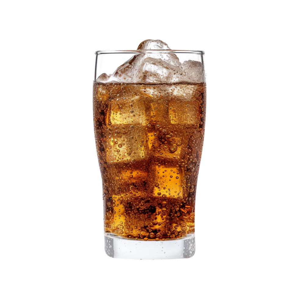 AI generated Coco Cola isolated on png background