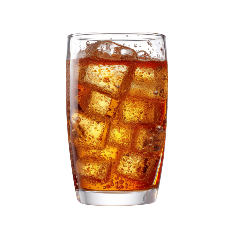 AI generated Coco Cola isolated on png background