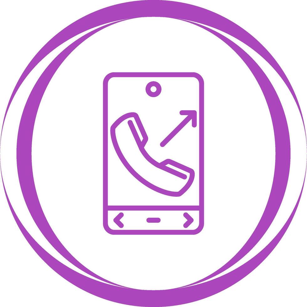 Out Going Call Vector Icon