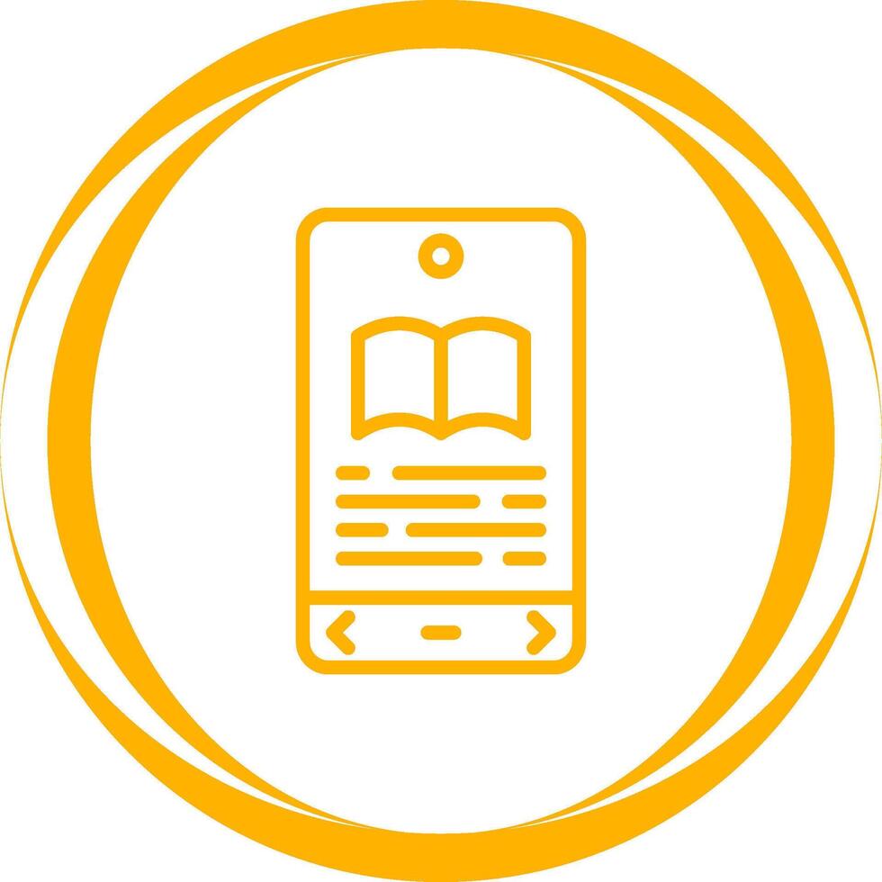 E book Reader Vector Icon