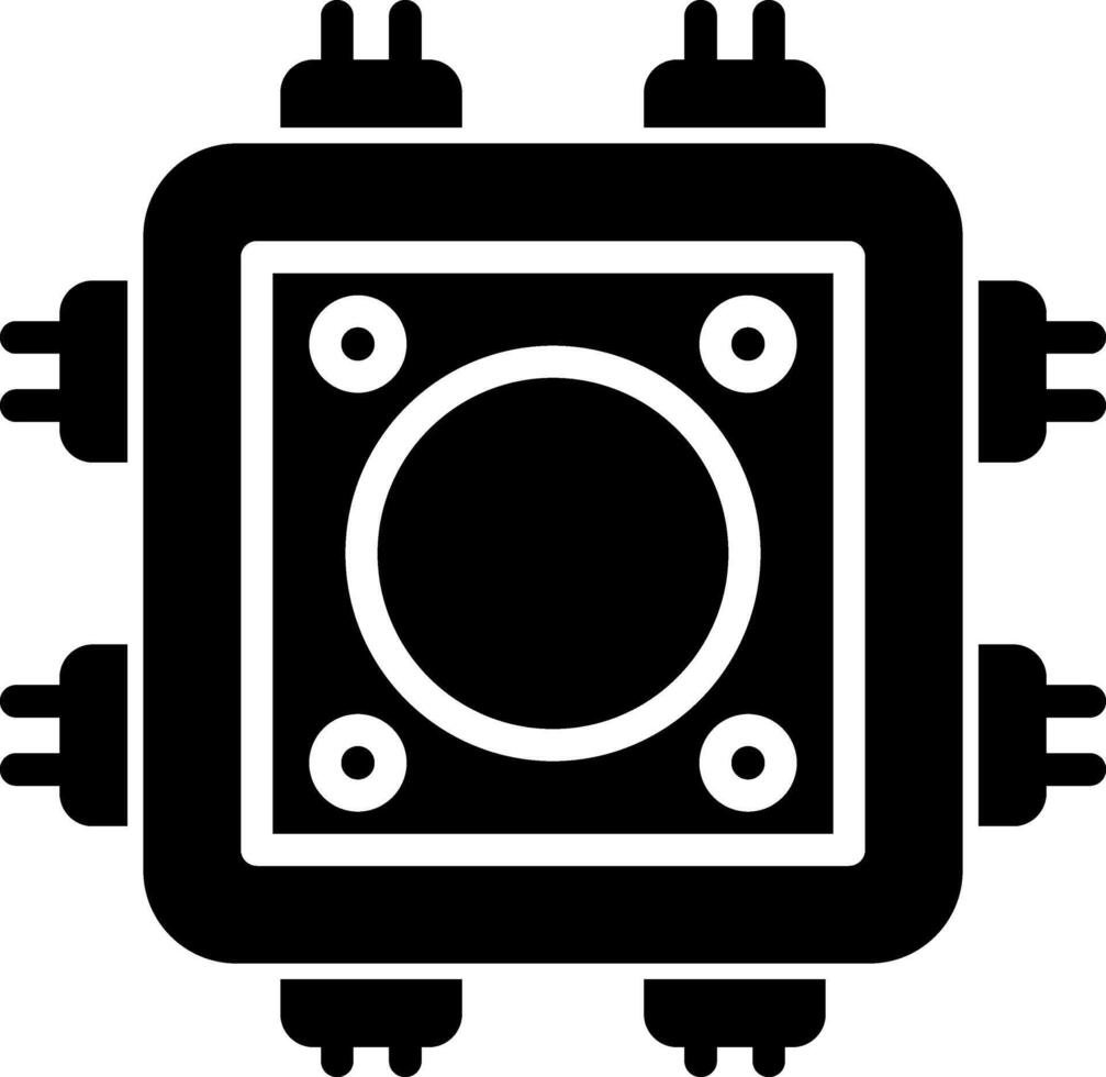 cable glándula vector icono