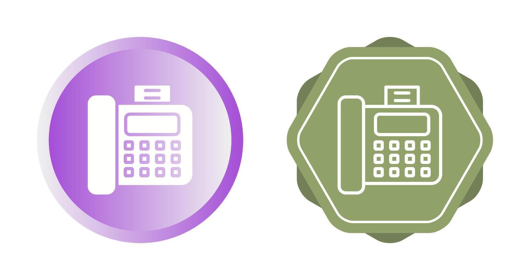 Fax Machine Vector Icon