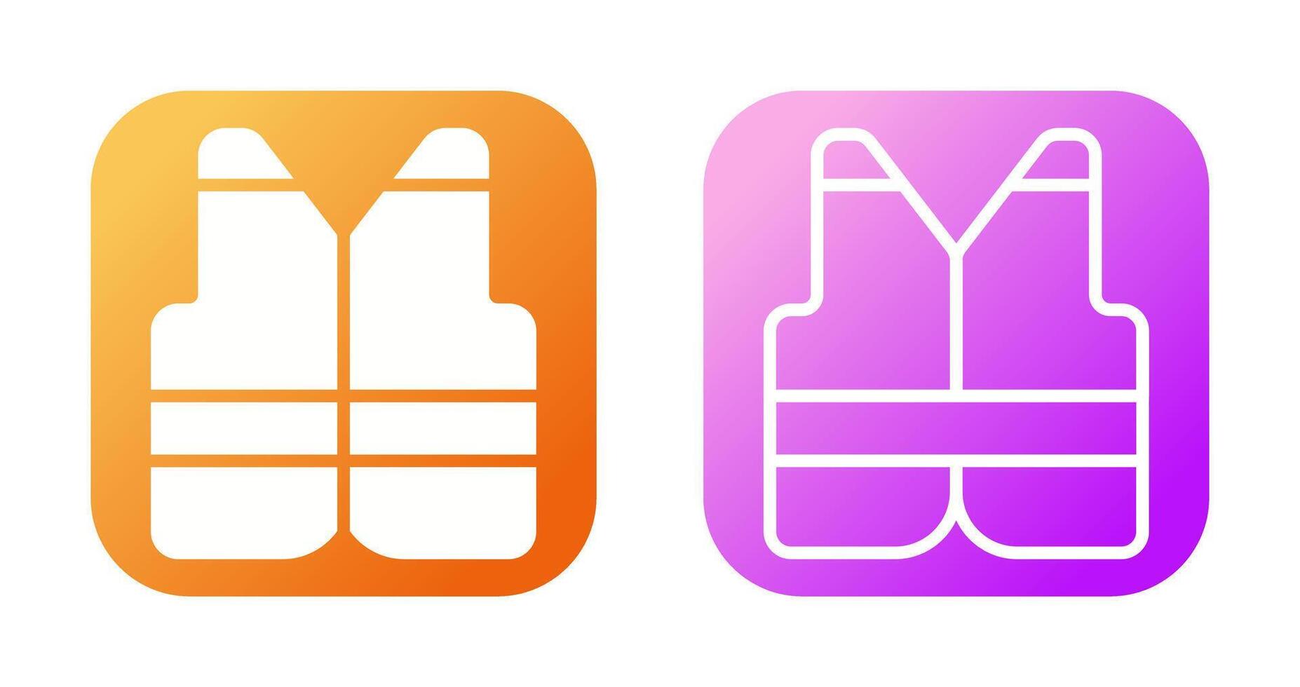 Insulated jacket Vector Icon