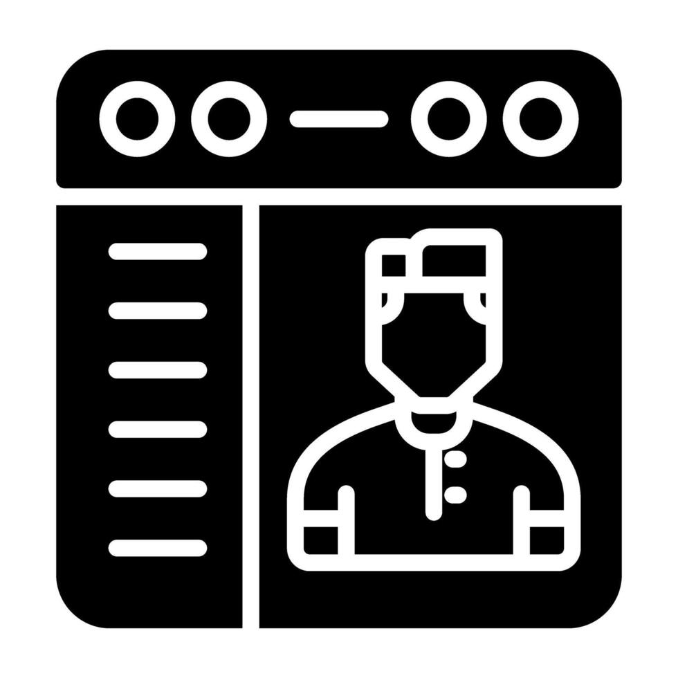 Browser Vector Icon