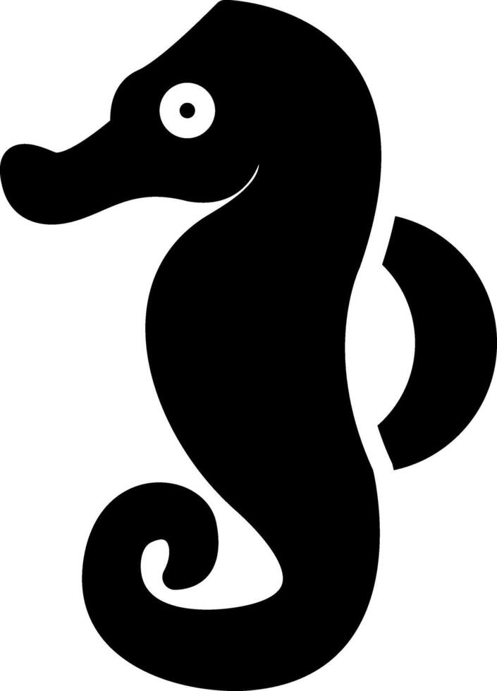 Seahorse Vector Icon