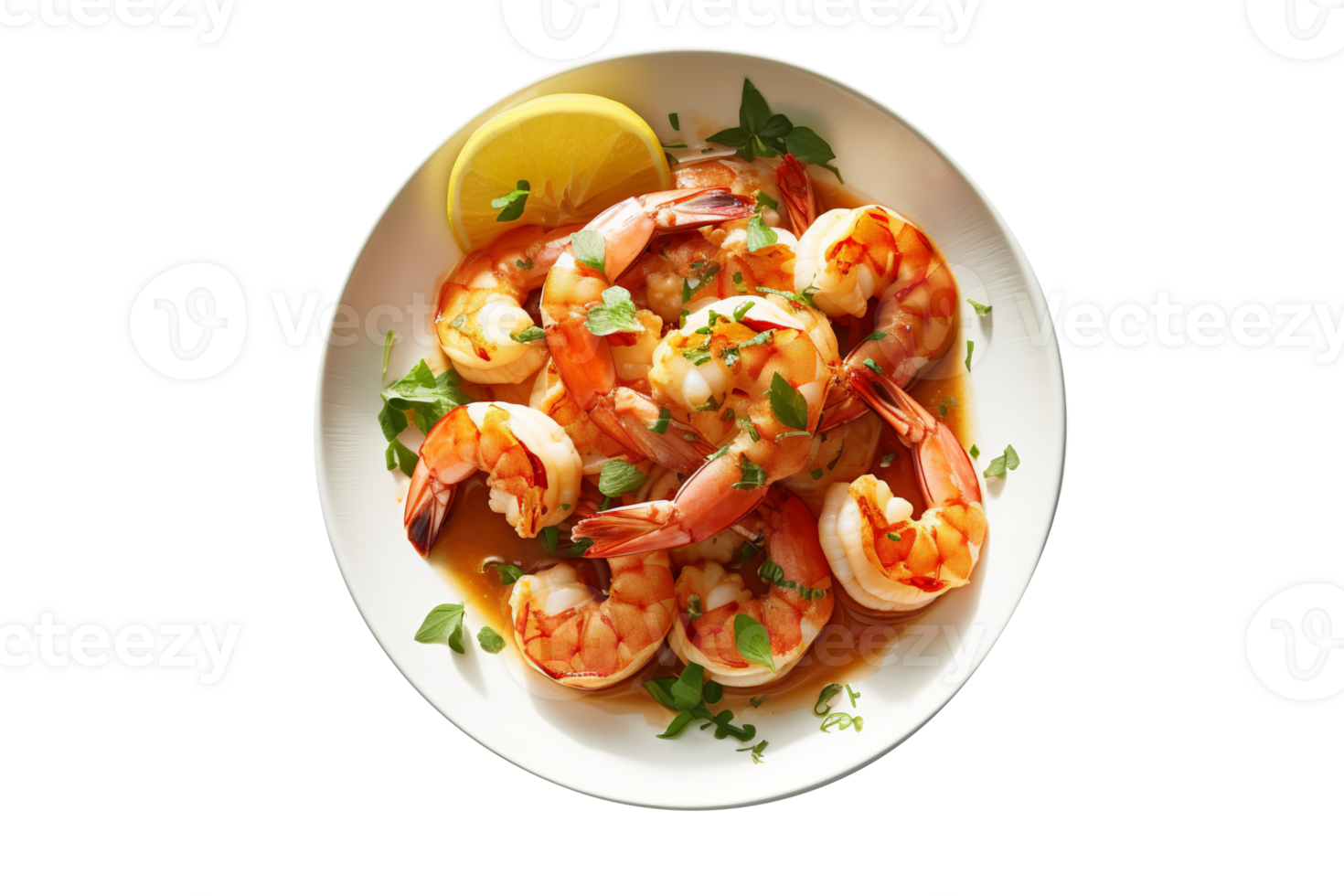 Shrimp isolated on background png