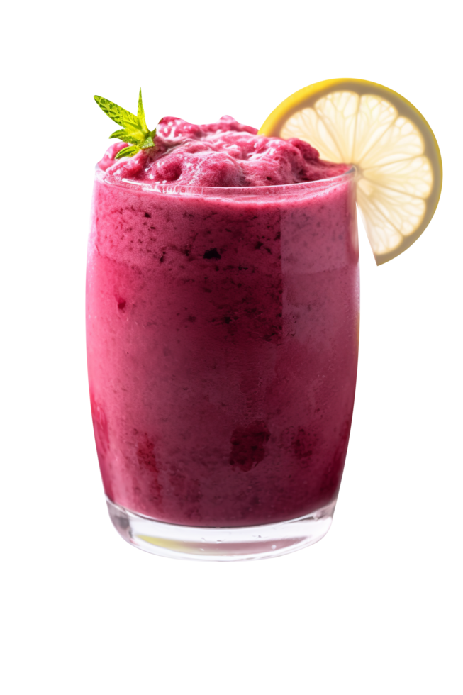 AI generated Smoothie isolated on png background