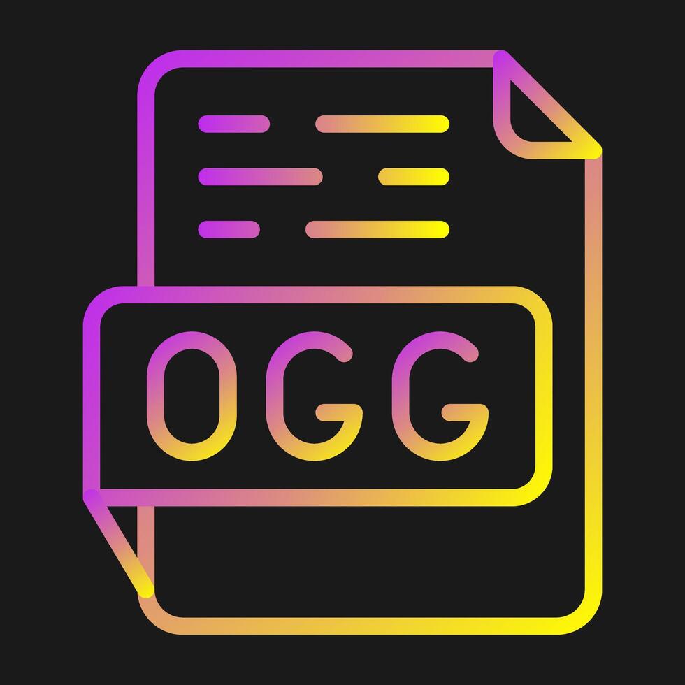 OGG Vector Icon