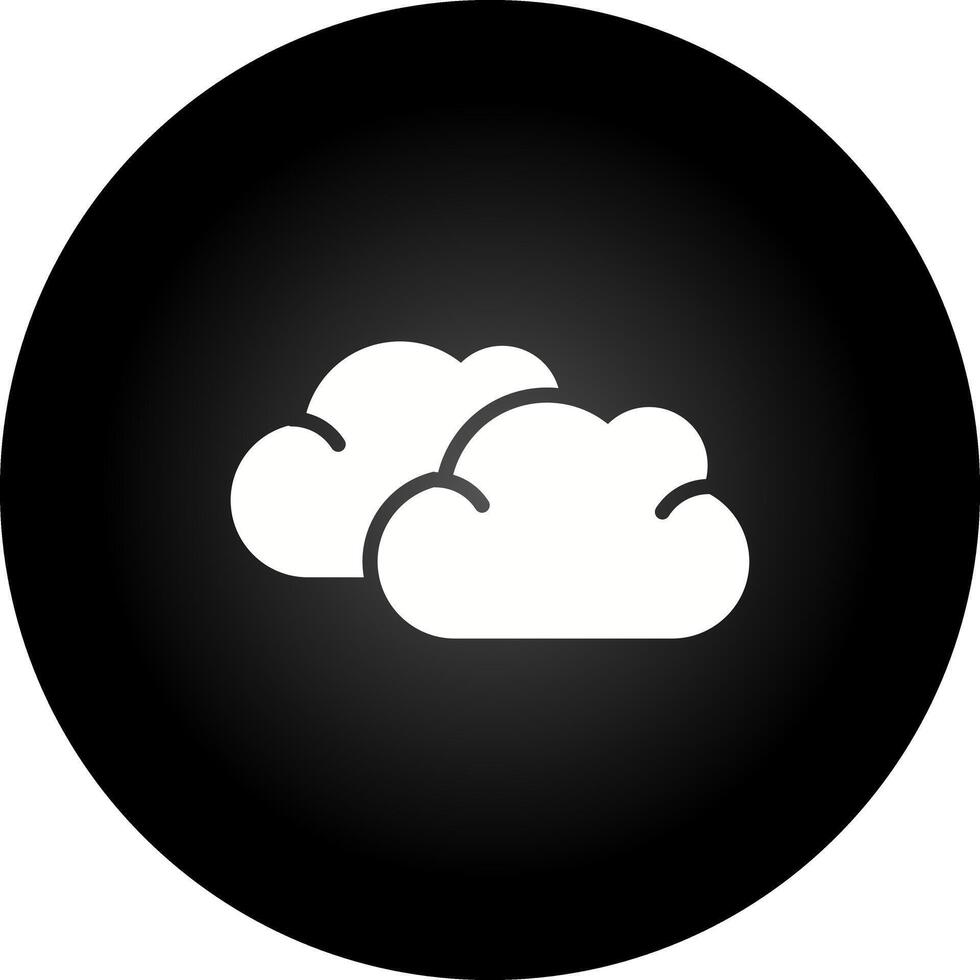 icono de vector de nube