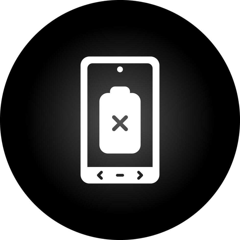 Empty Battery Vector Icon