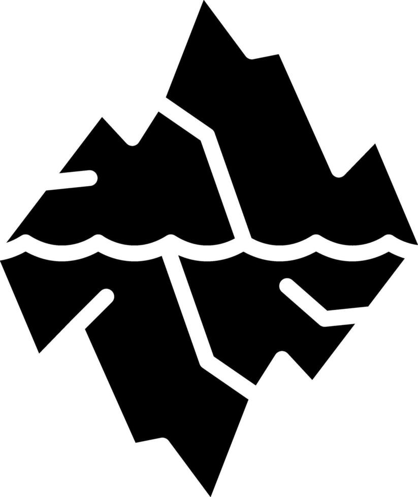 Glacier Vector Icon