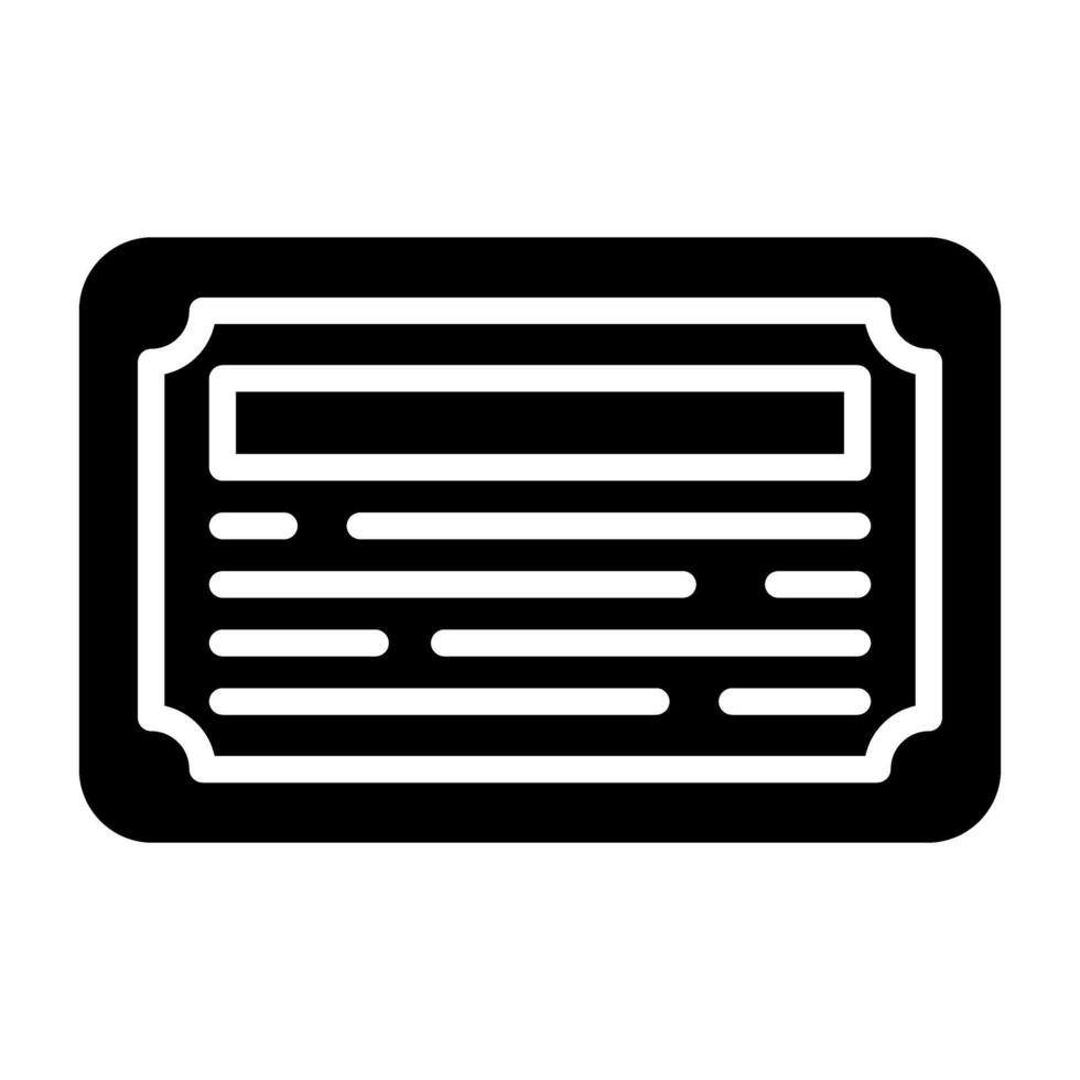 Certificate Vector Icon