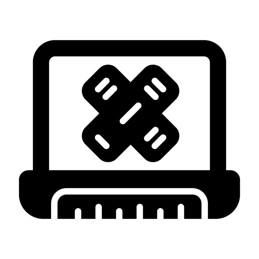 icono de vector de laptop