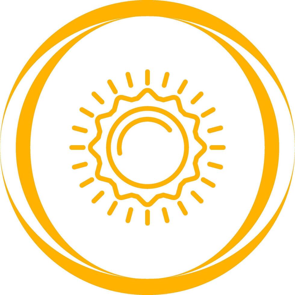 Sun Vector Icon