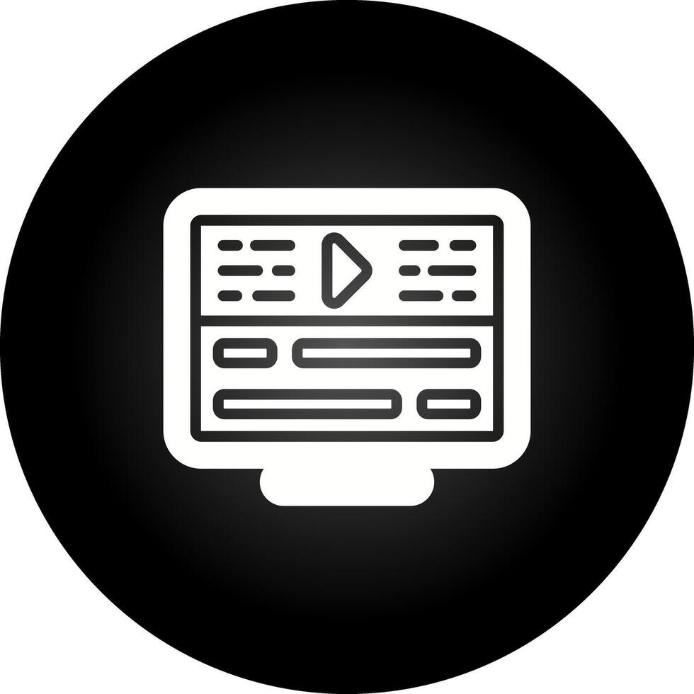 Video Editing Vector Icon