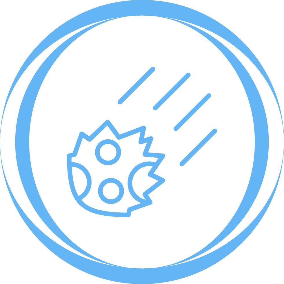 Meteor Vector Icon