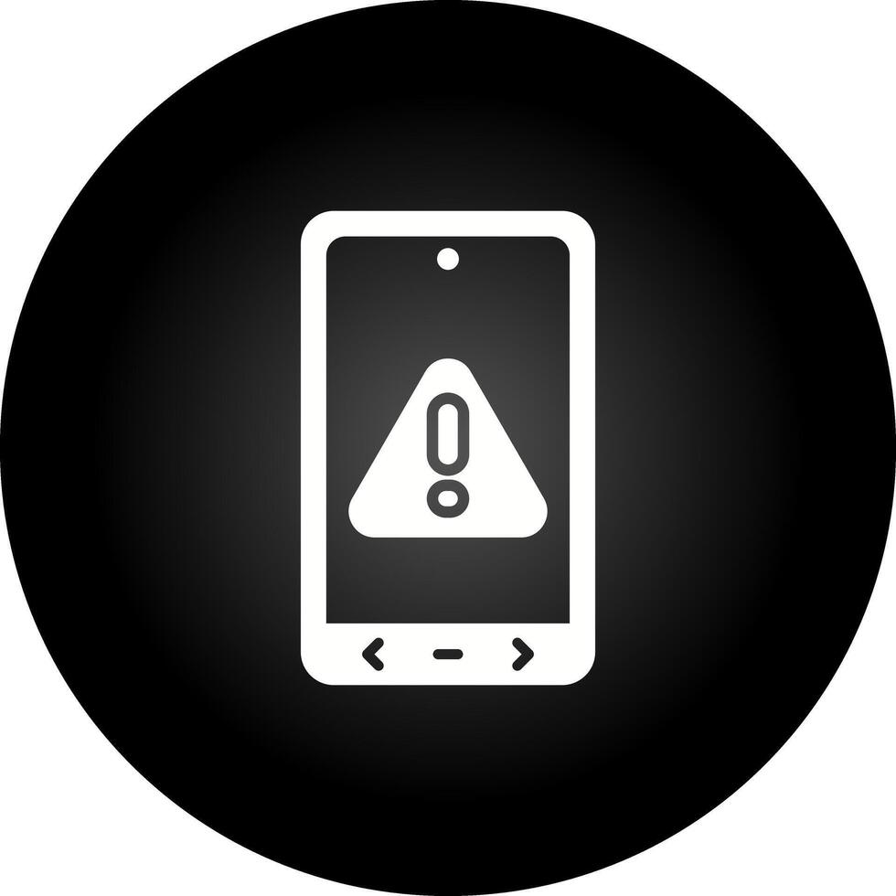 icono de vector de alerta