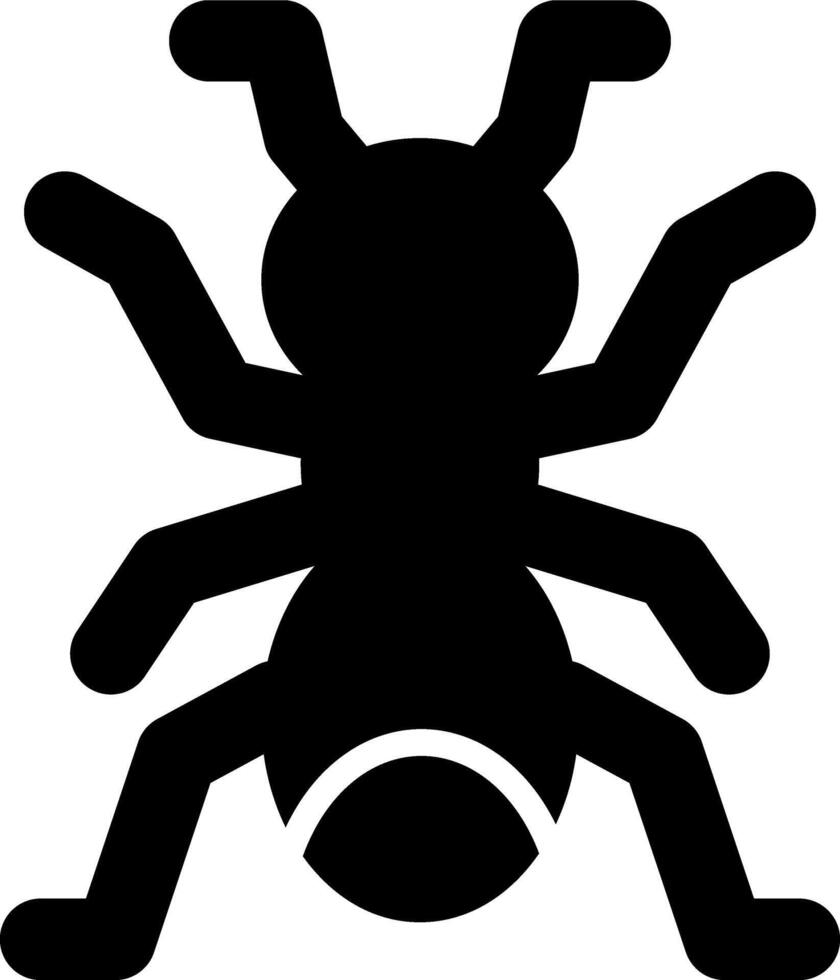 icono de vector de hormiga