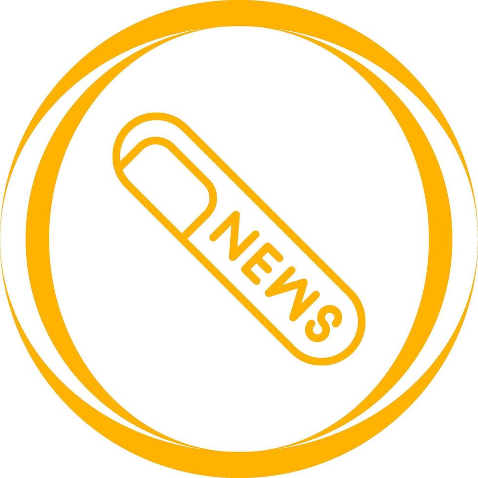 Rolled Up Newspaper Vector Icon