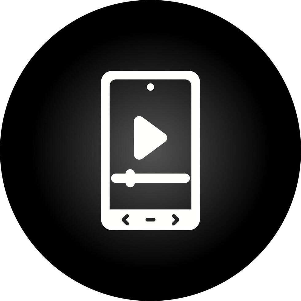 Video Player Vector Icon