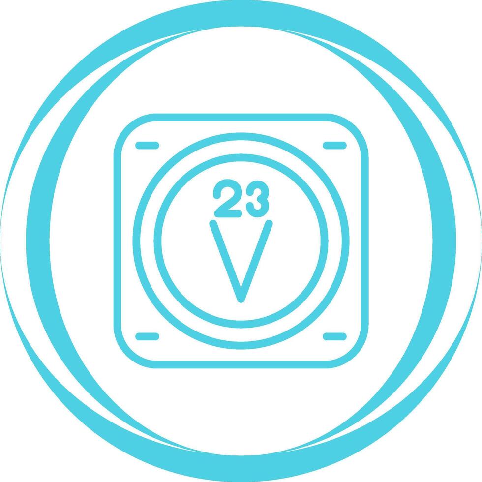 vanadio vector icono