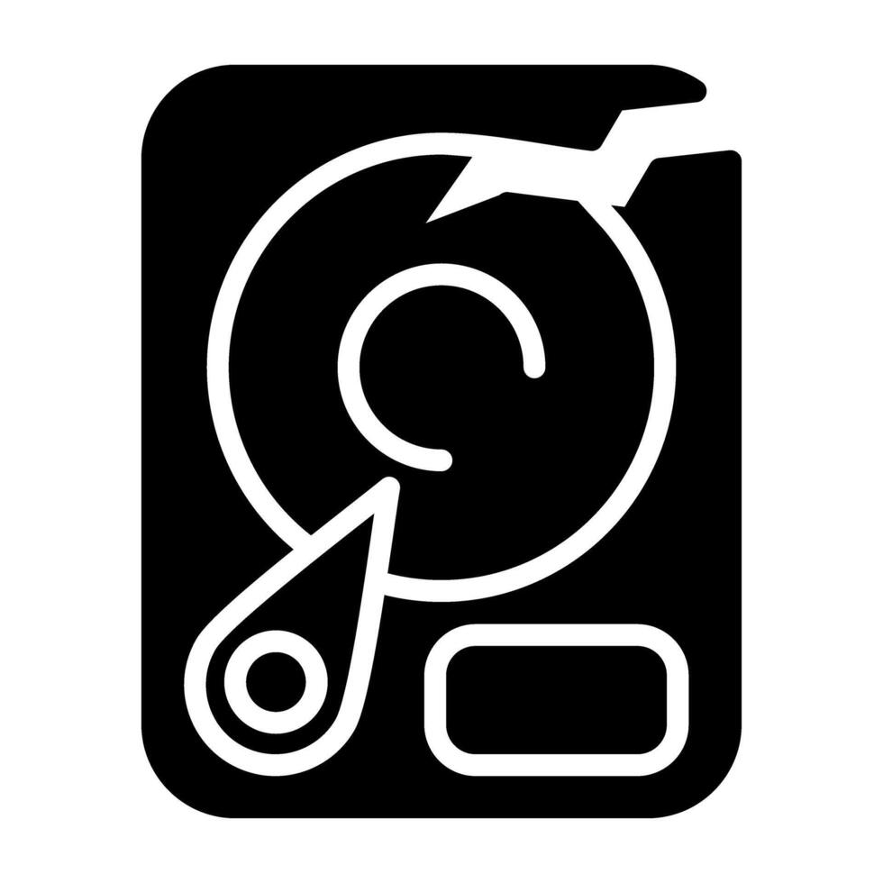 icono de vector de disco duro