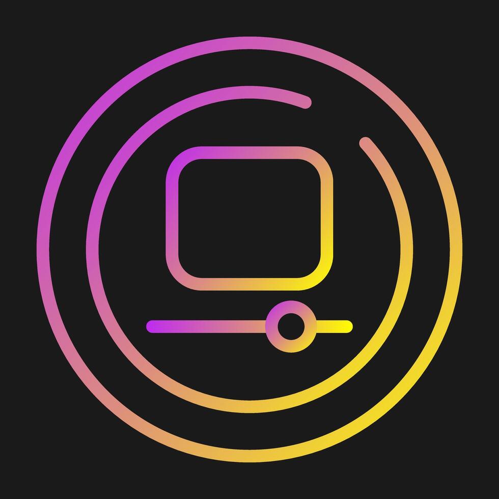 Video Stop Circle Vector Icon