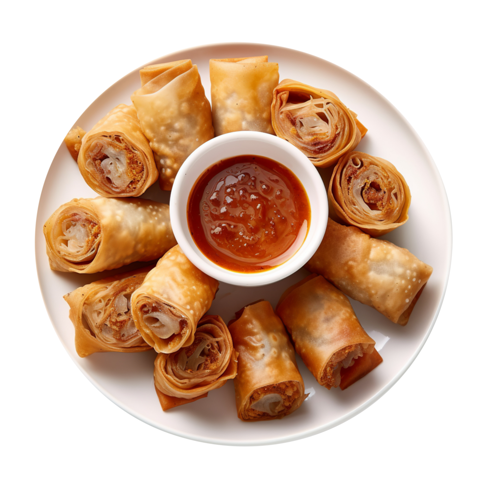 Spring Roll isolated on background png