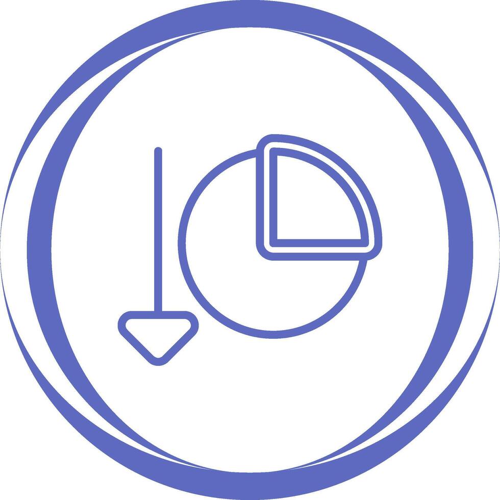Chart Decreasing Vector Icon