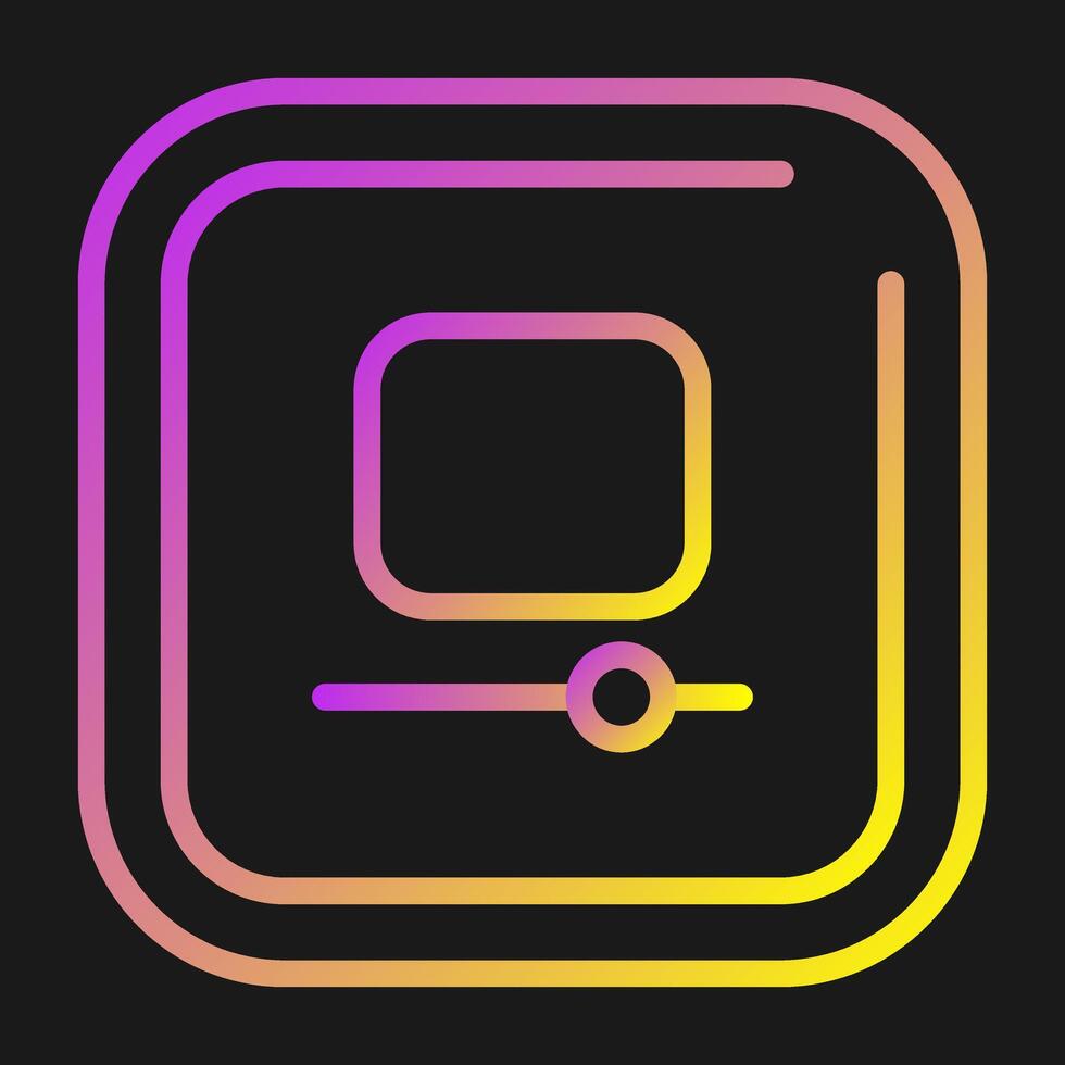 Video Stop Square Vector Icon