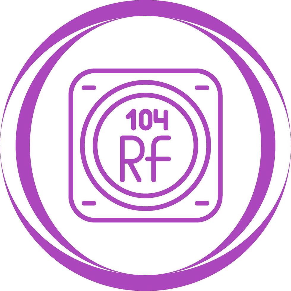 Rutherfordio Vector Icon