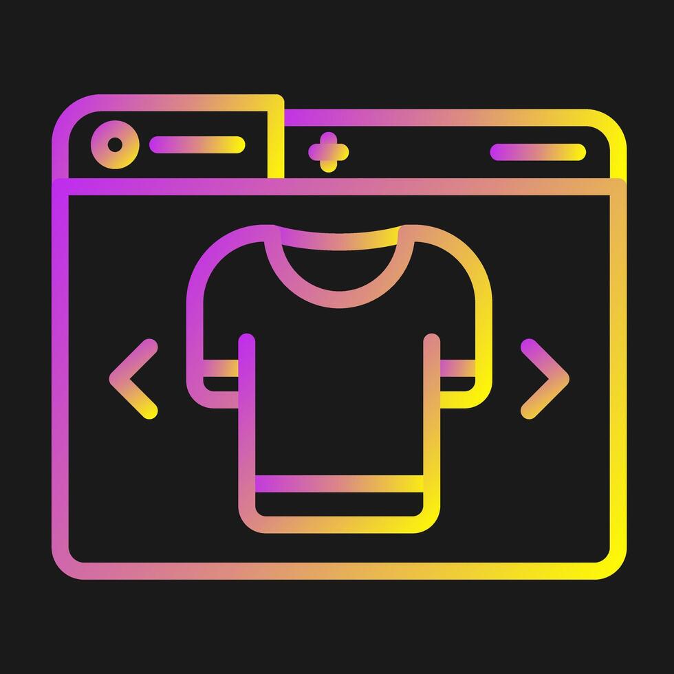 Clothing Store Vector Icon