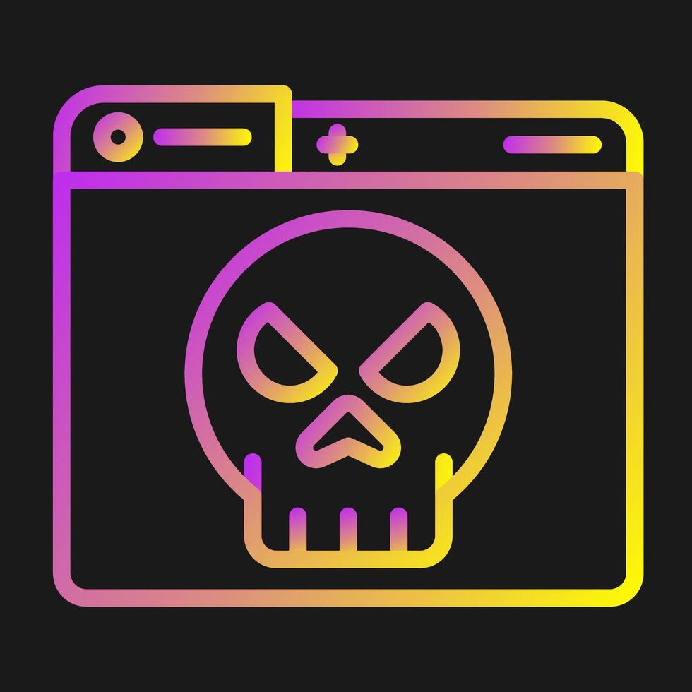 Dark Web Vector Icon