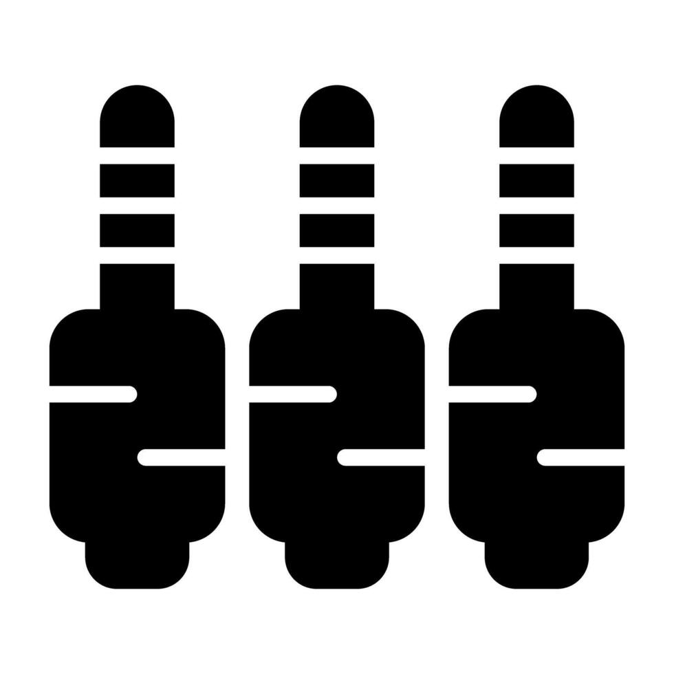 Jack cable vector icono