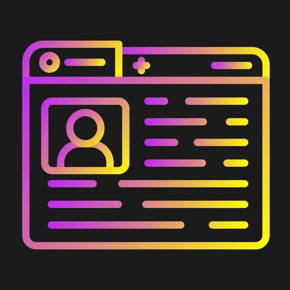 Profile Vector Icon