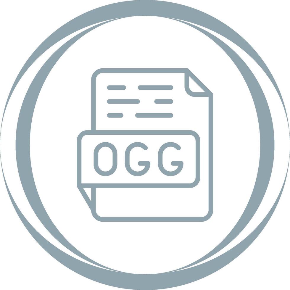 OGG Vector Icon