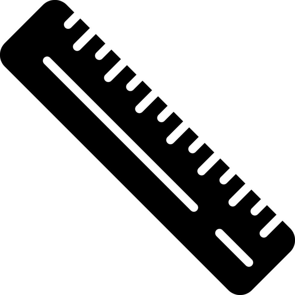 Straight Ruler Vector Icon