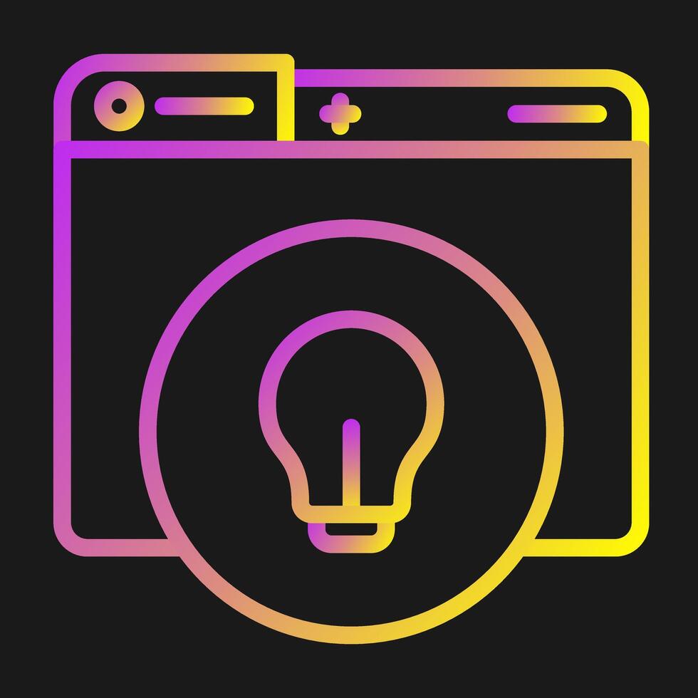Lightbulb Vector Icon