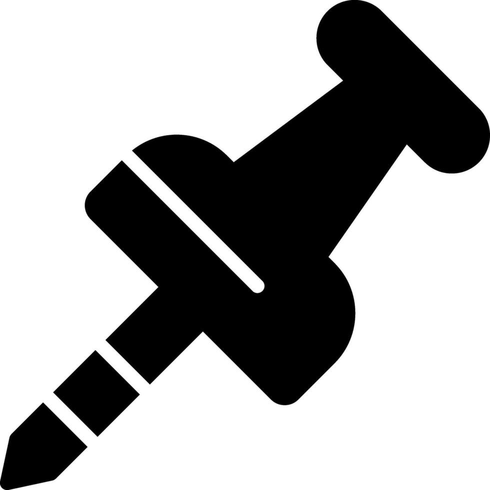 Pushpin Vector Icon