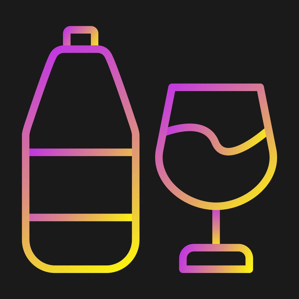 icono de vector de vino