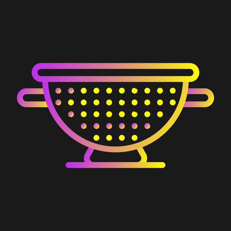 Colander Vector Icon