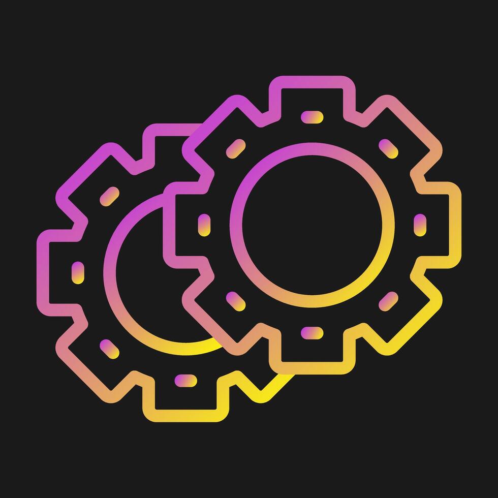 Gears Vector Icon