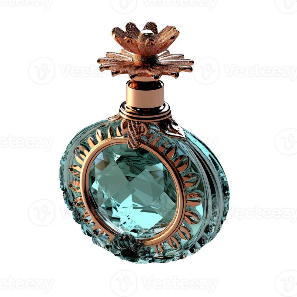 Perfume bottles isolated on background png
