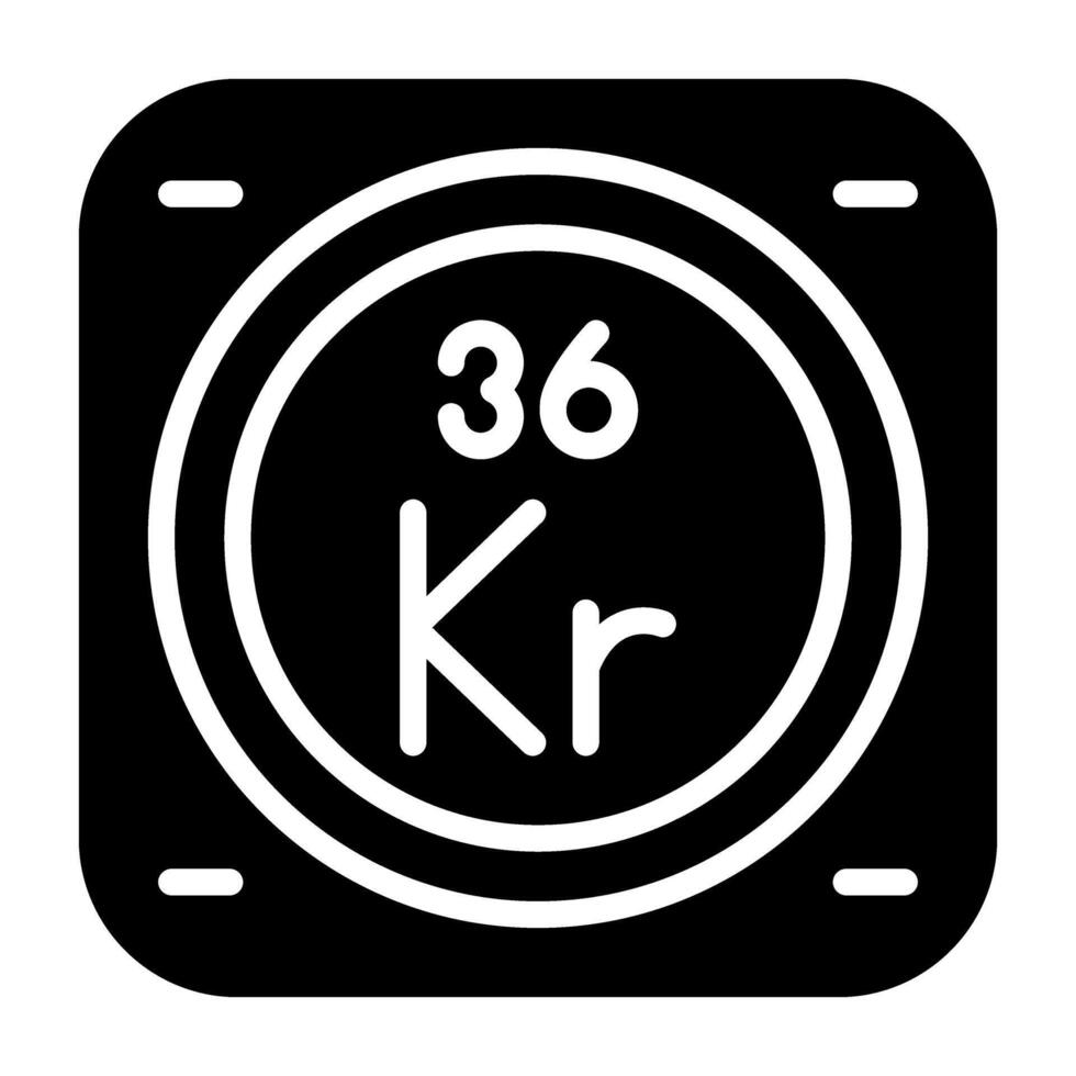 Chemical Element Vector Icon