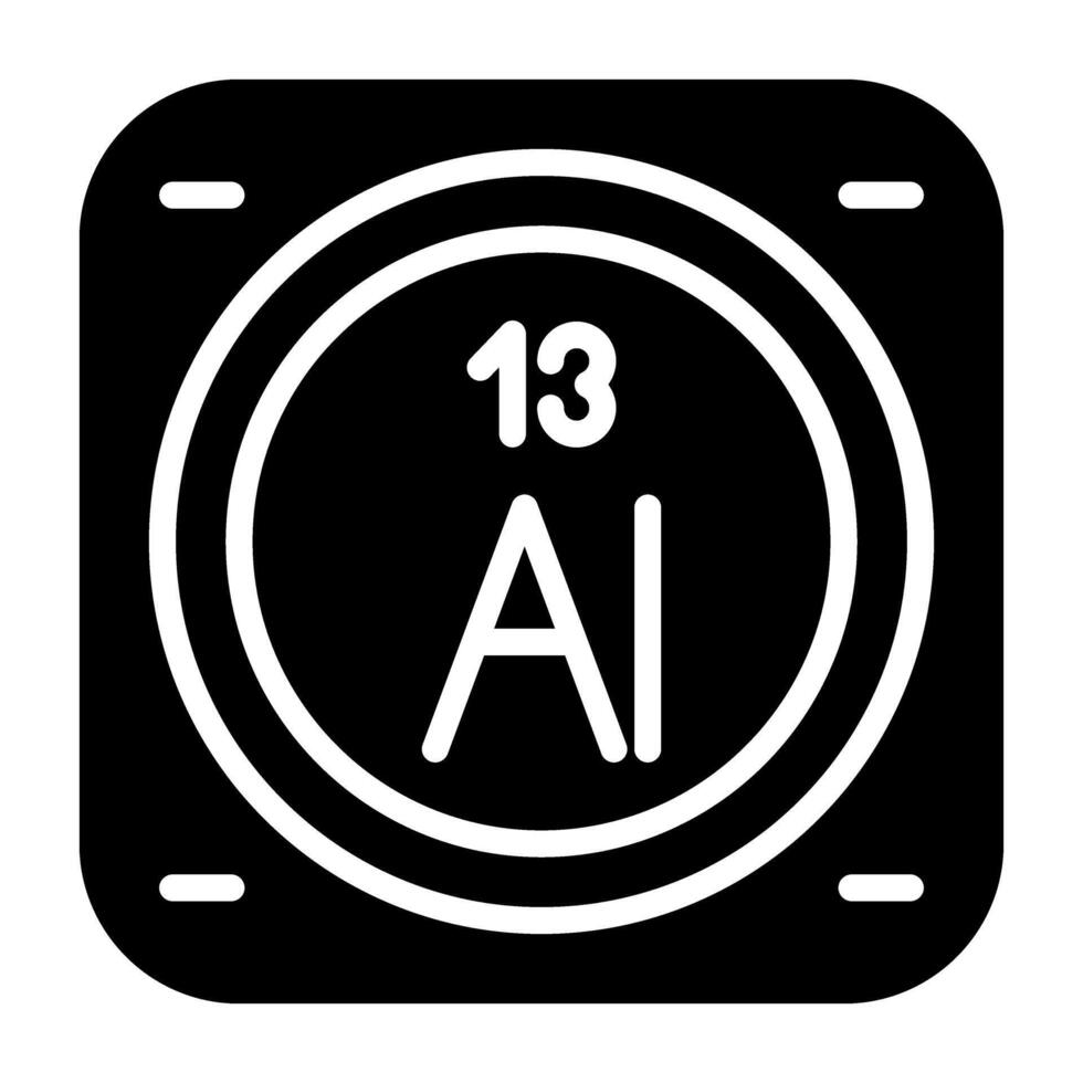 Aluminum Vector Icon